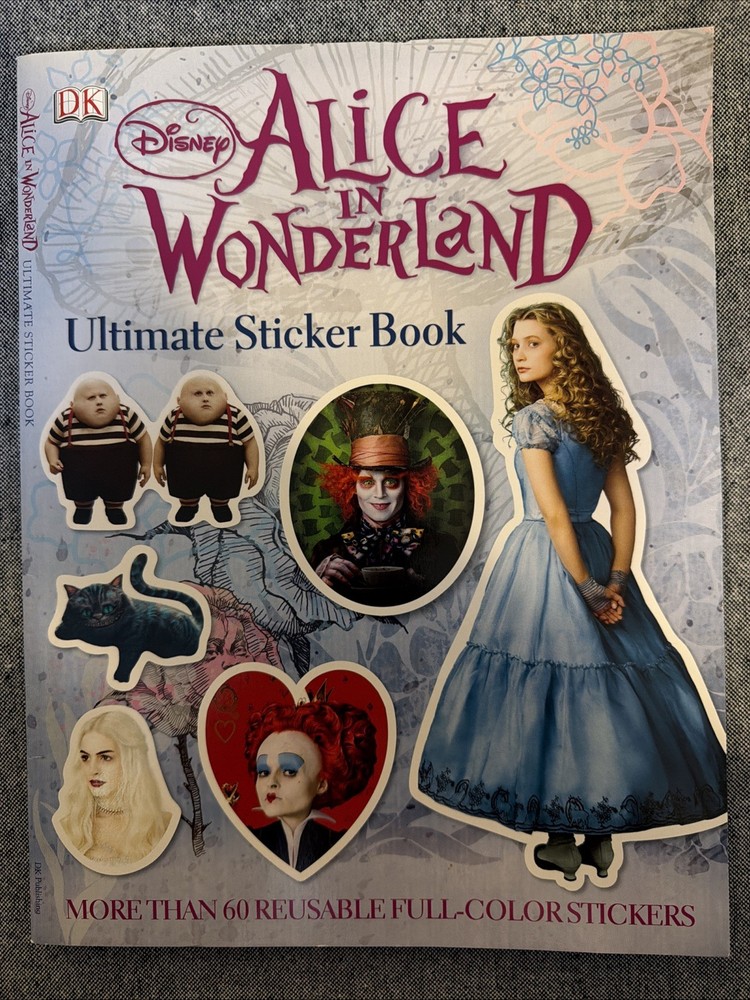 DK Alice in Wonderland Ultimate Sticker Book of 60 Stickers