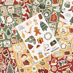 Fun Christmas Stickers for Kids – Large Set of 400 Holiday Stickers for