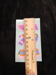 Vintage Rare Sanrio Iridescent Pastels Sticker 1984