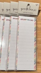 7 PKGs LOT of Park Lane List Pads-Stuff To Do NEW IN PACKAGES