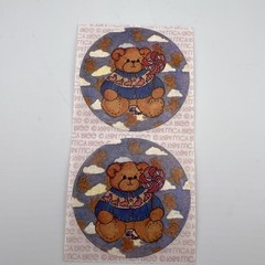 Vintage Lucy Rigg Bear Stickers 1984 Two Stickers As Shown