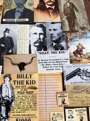 #780 – RARE WILD WEST GUNFIGHTER GAMBLER LAWMEN OUTLAW JUNK JOURNAL KIT 100+ PCS