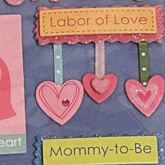 Soft Spoken Me & My Big Ideas Pregnant Mommy to Be 3D Sticker Pack Ellen Krans