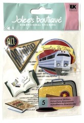 Rare Jolee’s New TRAIN TRAVEL Stickers