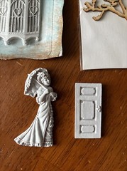 Shabby Chic & KaiserCraft Lot New Tree Birdcage Lady Door Adornments Craft