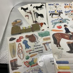 Equestrian & Horse Themed stickers Scrapbooking And Paper Crafts
