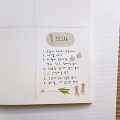 Fish Market Decorative Stickers Seafood Illustration for Journaling Scrapbook