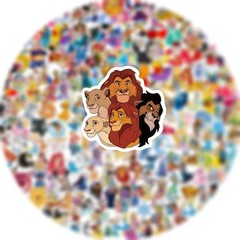 50-300Pcs Disney Mixed Anime Stickers Cute Mickey Princess Decals Toy Gift Lot