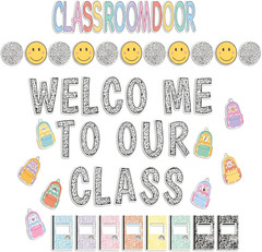 75 Pcs Welcome Classroom Stickers Back to School Supplies,Cute