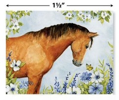 12 BEAUTIFUL ©Susan Winget HORSE HORSES EQUESTRIAN STICKERS USA MADE #28