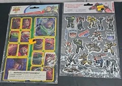 Lot Of 8pks/ 6 Sheets New Avengers Toy Story 3 Minions etc Kids Movie Characters