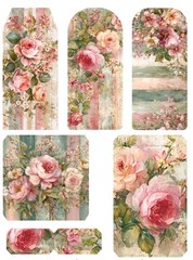 Pretty Floral Tags Set Junk Journal Scrapbook Choose A Set