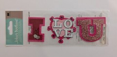 Jolee’s I Love U 🩷 You Valentine’s Day Scrapbooking Title Stickers