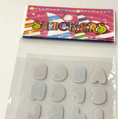 Alphabet Letter Stickers Funny Faces Eyeballs Colorful Crafts Lot of 2 NEW READ