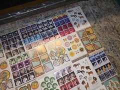 Vintage Stickers Current Inc And Other Brands Animals, Balloons Etc 24 Total