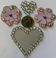 ALL GIRL Die-Cut Set(8pc)Hearts •Sisters•Girlfriend•Flowers•Summer •Love•Cards•