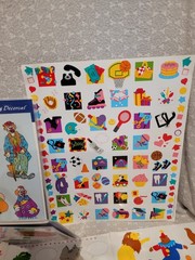 Vintage Sandylion Mrs. Grossman’s Circus Birthday Party Sticker Sheet Book Lot