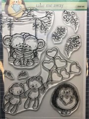 New Penny Black Rubber Stamp TAKE ME AWAY Love Valentines free USA ship