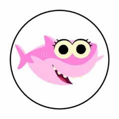 48 PINK BABY SHARK ENVELOPE SEALS LABELS STICKERS 1.2″ ROUND