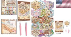 Creative DIY 3D Sticker Collection – Stress-Relieving Fun for Adults & Kids
