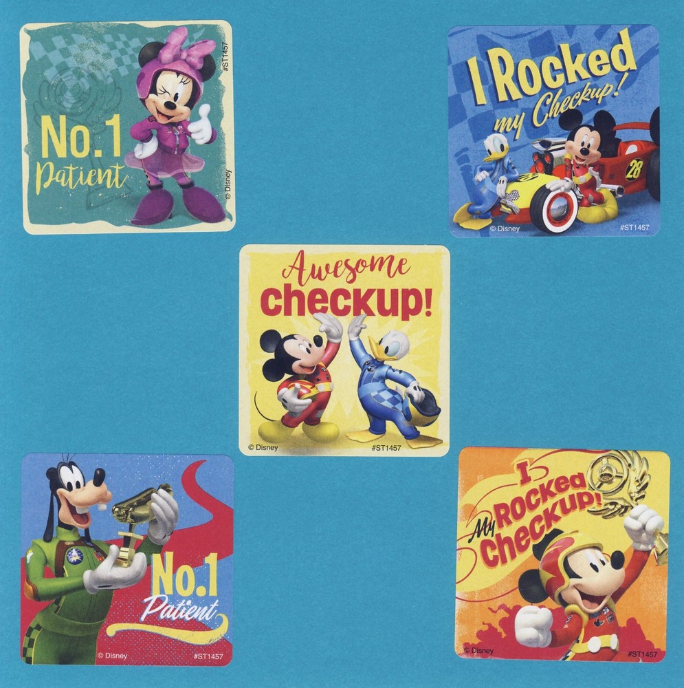 10 Mickey Mouse and the Roadster Racers Patient – Large Stickers – Minnie, Goofy