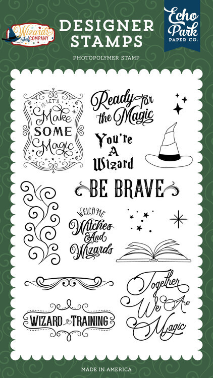 ECHO PARK Designer Die Set ACRYLIC STAMPS – READY FOR THE MAGIC