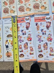 HUGE! Lot of 105 Packs of Hallmark Stickers Sealed Holidays Halloween Puffy LOOK