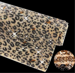 12000Pcs Leopard Print Rhinestone Stickers Bling Diamond Sticker 2 Mm Rhinestone
