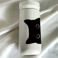 cat stickers for car, laptop, Water Bottles, 3+3/4 x 2+1/4 inch FREE SHIPPING