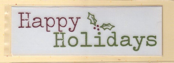 MY MIND’S EYE RUB ON TRANSFER TITLES ~ WINTER & CHRISTMAS THEMES 5 CHOICES*