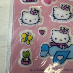 Hello Kitty Crown Stickers Stickety-Doo-Da American Greetings 2005 1 Sheets