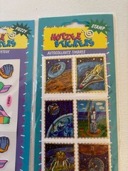 Vintage Hotzee Stickers Lot Of 3 Changing Colour – Fuzzy – Stamp New Sealed