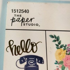 The Paper Studio Petals Blooms Sticker Book Flamingo Stick a Bilities