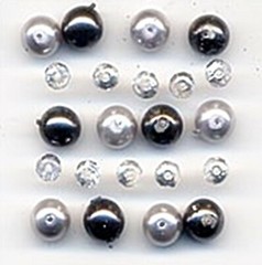 FORMAL AFFAIR Czech Glass Pearl BEADS Scrapbooking Card Making Stamping
