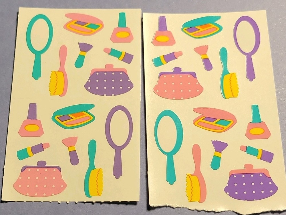 Mrs. Grossman’s Multicolor Makeup & Beauty Diary Stickers 2 Sheets Make Up