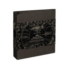 GRAPHIC 45 ~ BINDER ALBUM ~ BLACK ~ Graphic 45 Staples