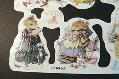 LOT 10 sheets VINTAGE 1989 Marjolein Bastin Die Cut Scrap England Scrapbooking