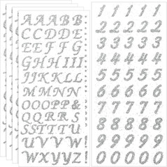 5 Sheets Graduation Cap Stickers Decoration Glitter Alphabet Letter Stickers Sel