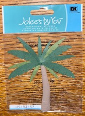 Jolees Tropical Palm Tree Coconuts Beach Ocean Vacation Sea 3D Scrapbook Sticker