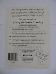 It Takes Two GODPARENTS Phrase Sticker Sentiment Poetry K Rinehart 1 Piece NOS