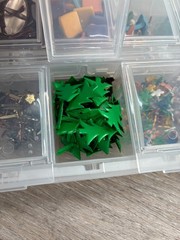 Craft Mates Embellishments Beads 6 Lockables Organizers Junk Journal Craft Lot
