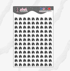 Reading Book Shelf Tracker Icon Planner Stickers, Reading Book Shelf,