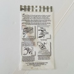 Lot 6 Heart Stickers Valentines Day Love Sweethearts Rub On Transfers NEW
