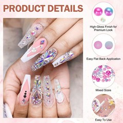 60g Half Pearl Rhinestones, Frozen Series
