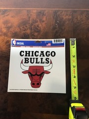 NBA Multi-Use Decal Reusable/Removable – WinCraft NEW – CHICAGO BULLS