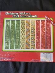 Brand New Christmas Stickers Vintage International Printing Company Roll