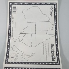 Vintage NRN Designs Australia Country Travel Sticker Roll Lot of 45 Large Sheets