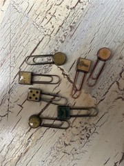 Vintage LOT OF REBECCA SOWER ATTIC COLLECTION scrapbook Embellishments