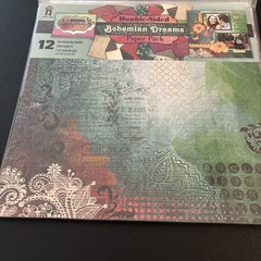 hot off the press scrapbooking Pages ,Double Sided Bohemian Dreams Paper Pack