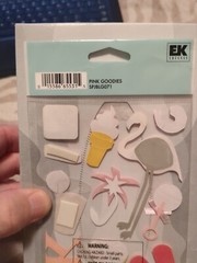 EK Success Jolee’s Boutique Large Pk 17 3-D Stickers Pink Goodies Extremely Rare